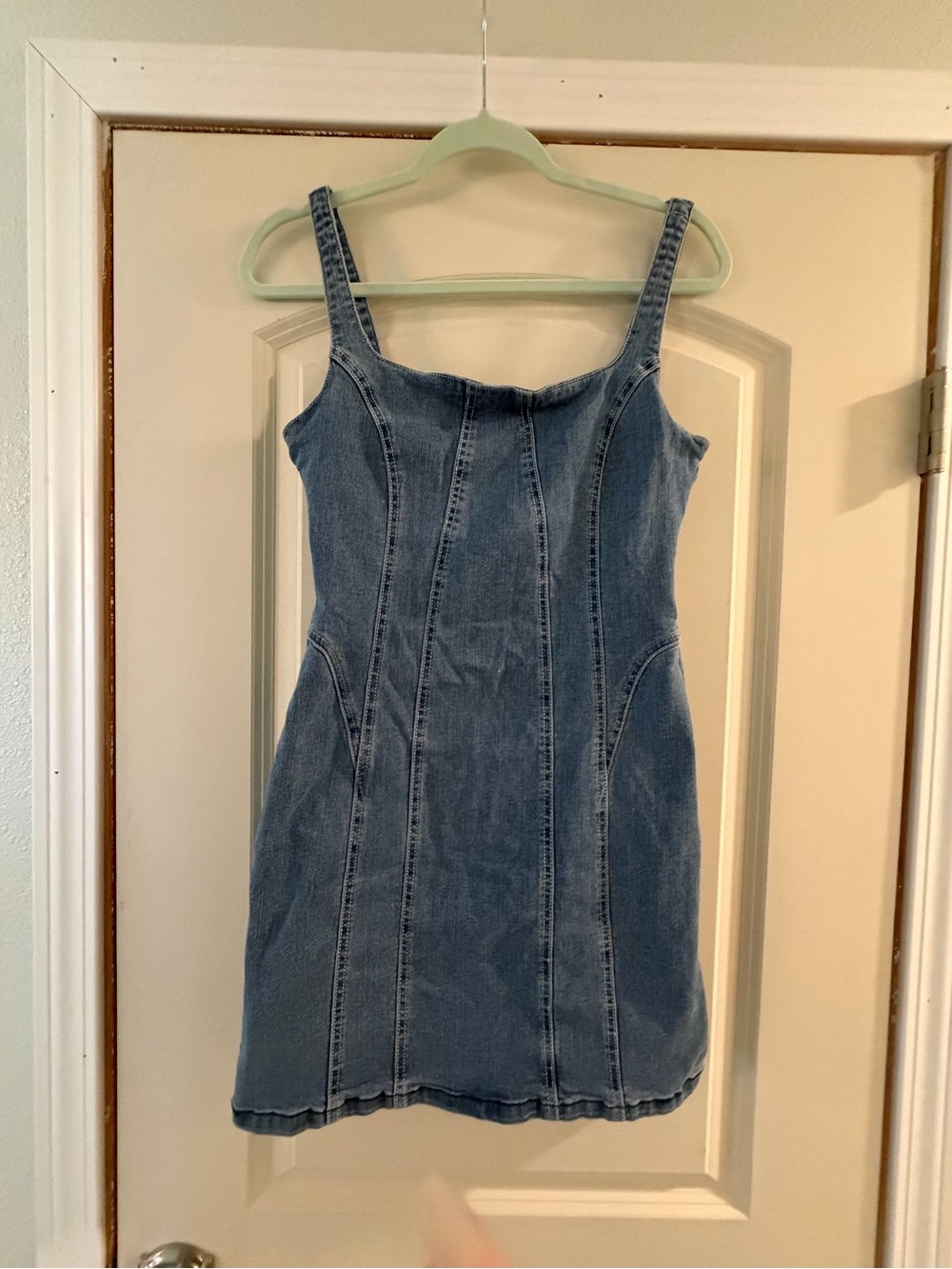 Signature Blue Denim Mini Dress